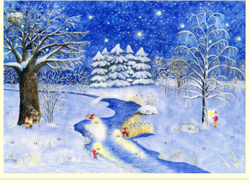 Advent Calendar - SLEEPING NATURE AT CHRISTMAS