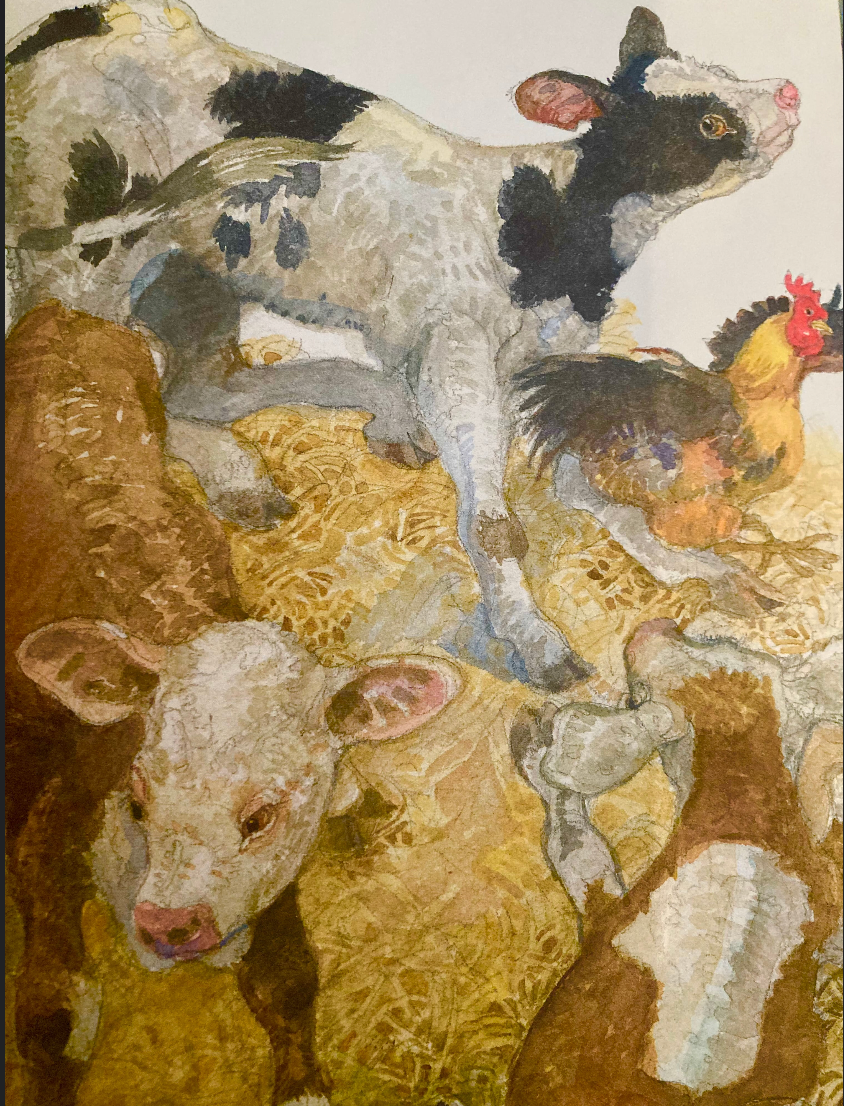 Children's Picture Book - A HOME IN THE BARN