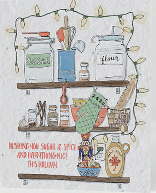 FlowerPaper Greeting Card - WISHING YOU EVERYTHING NICE!
