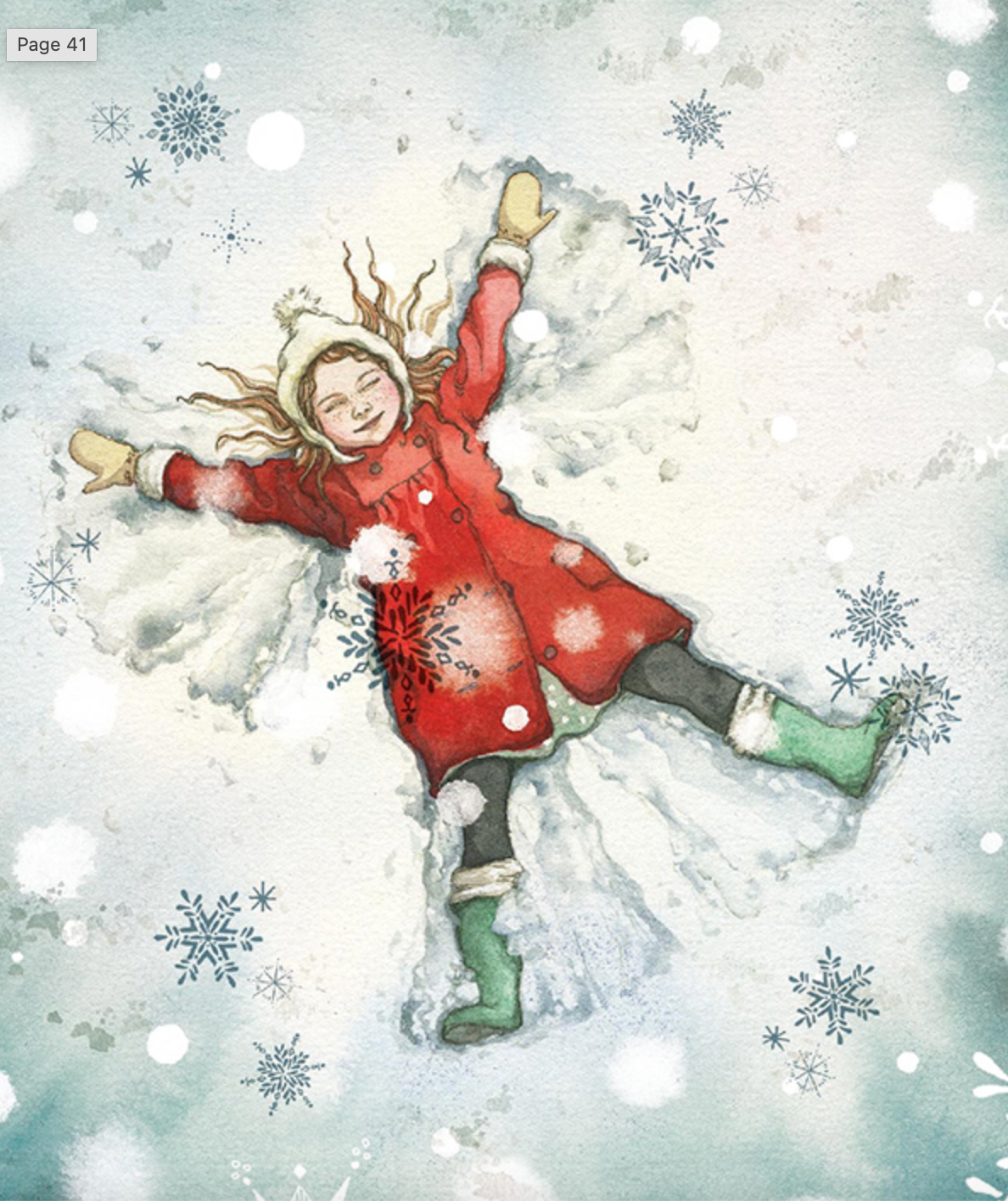 Livre d'histoires illustrées pour enfants - OÙ VONT LES ANGES DES NEIGES