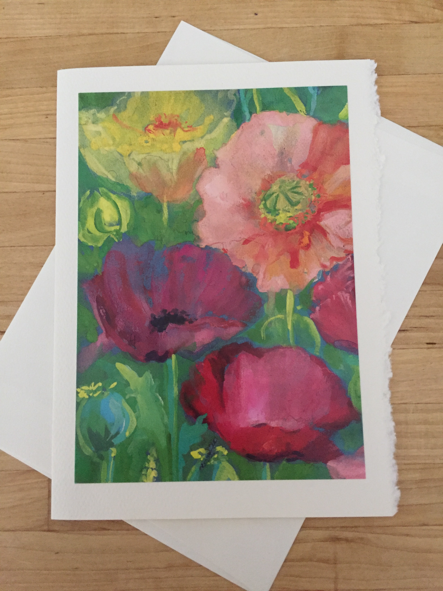 Cartes de voeux/ Été - FLEURS D'ÉTÉ
