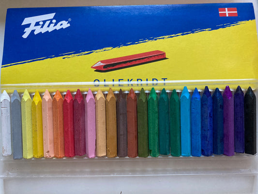Crayons, CRAYONS À L'HUILE 24 COULEURS - Art