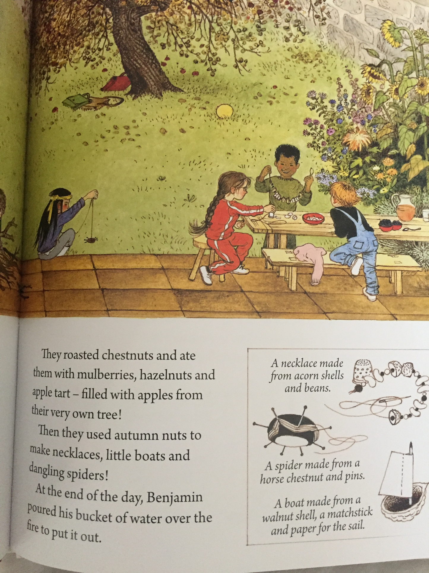 Livre d'images éducatif pour enfants - UN AN DANS NOTRE NOUVEAU JARDIN