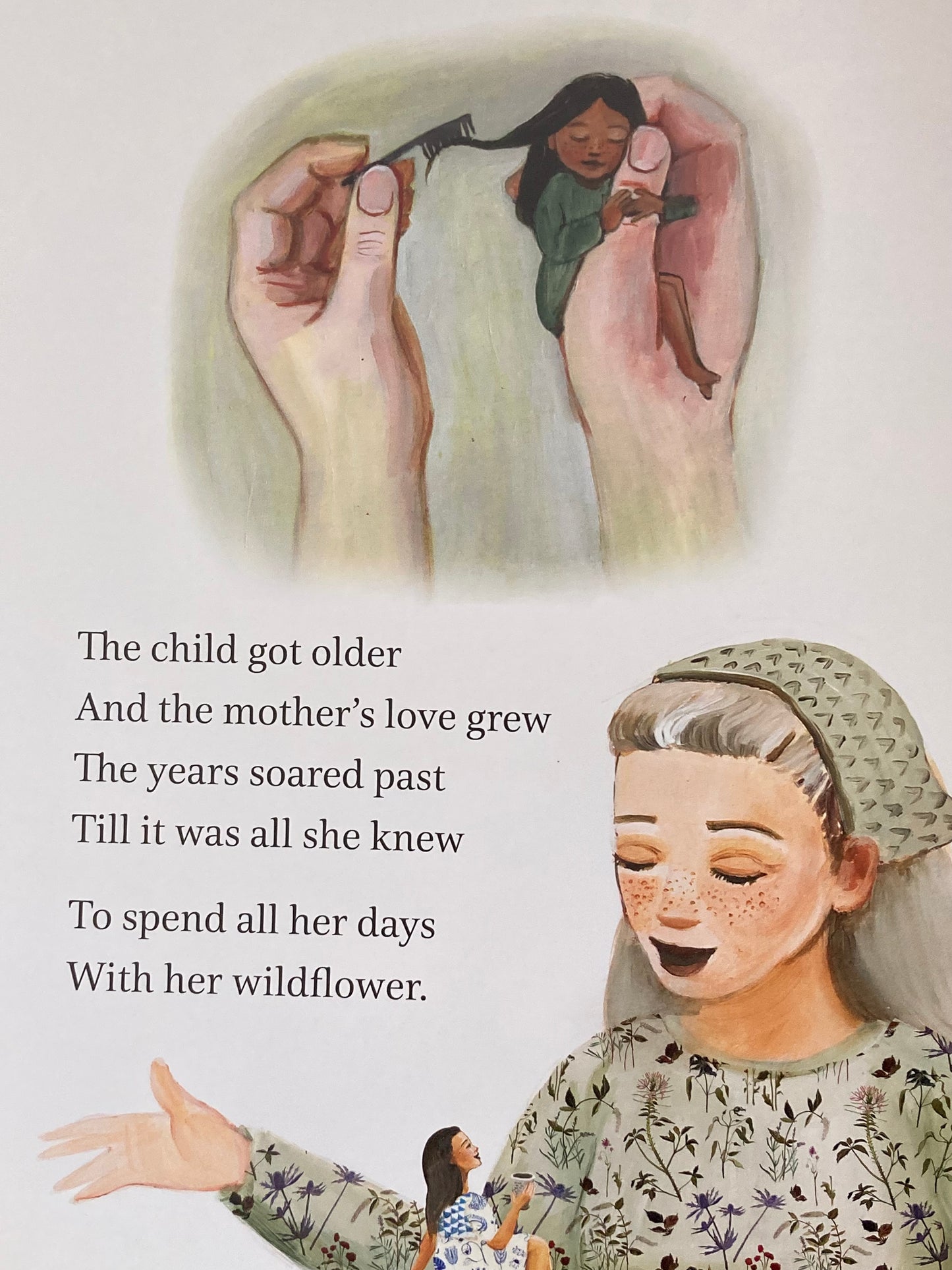 Children's Picture Book - WILDFLOWER, a re-telling of Thumbelina FairyTale