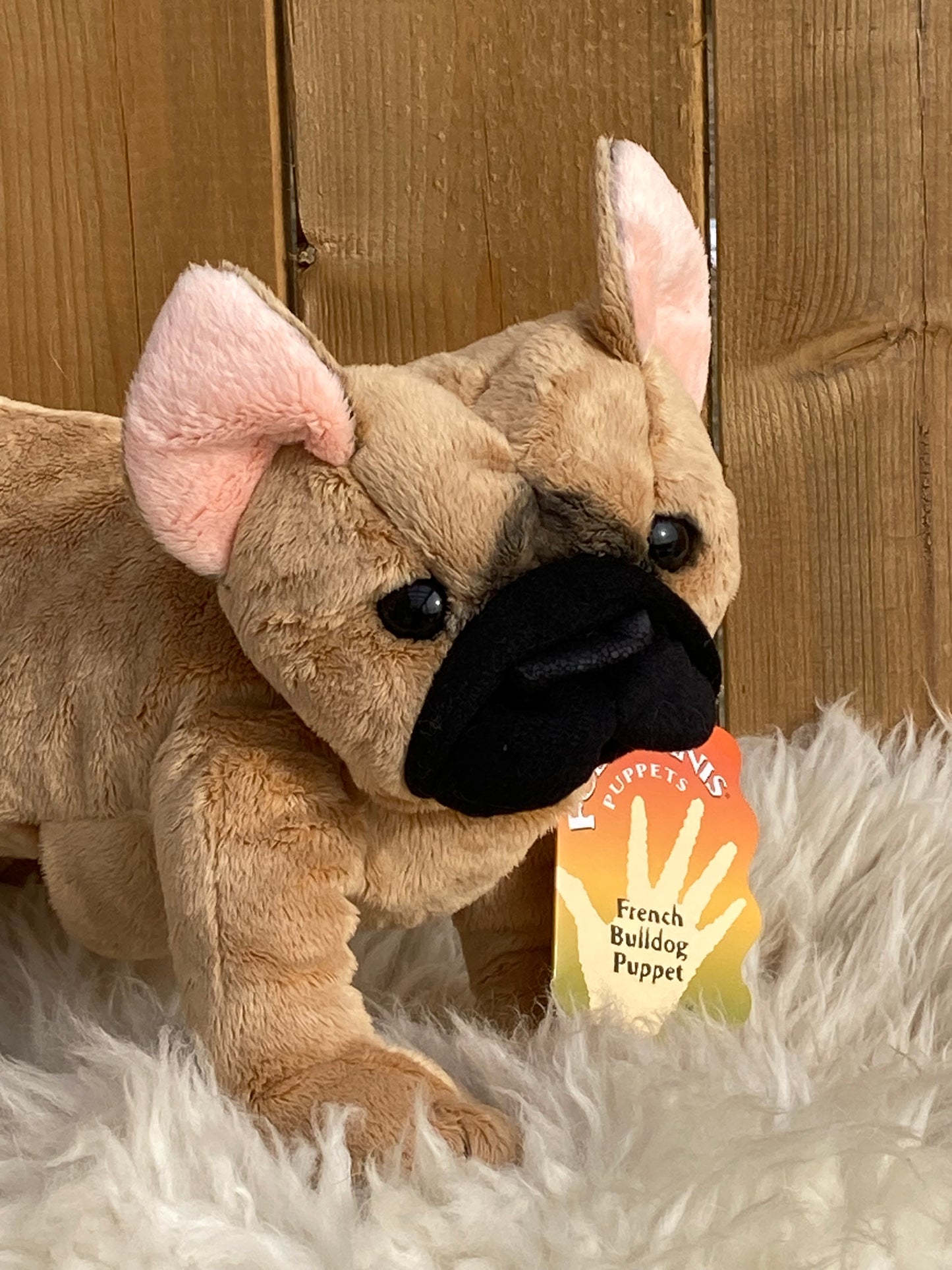 Soft Puppet Pet - FRENCH BULLDOG Hand Puppet