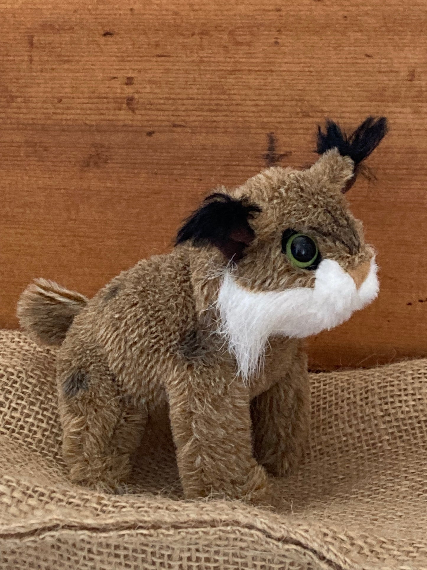 Soft Toy Finger Puppet - BOBCAT
