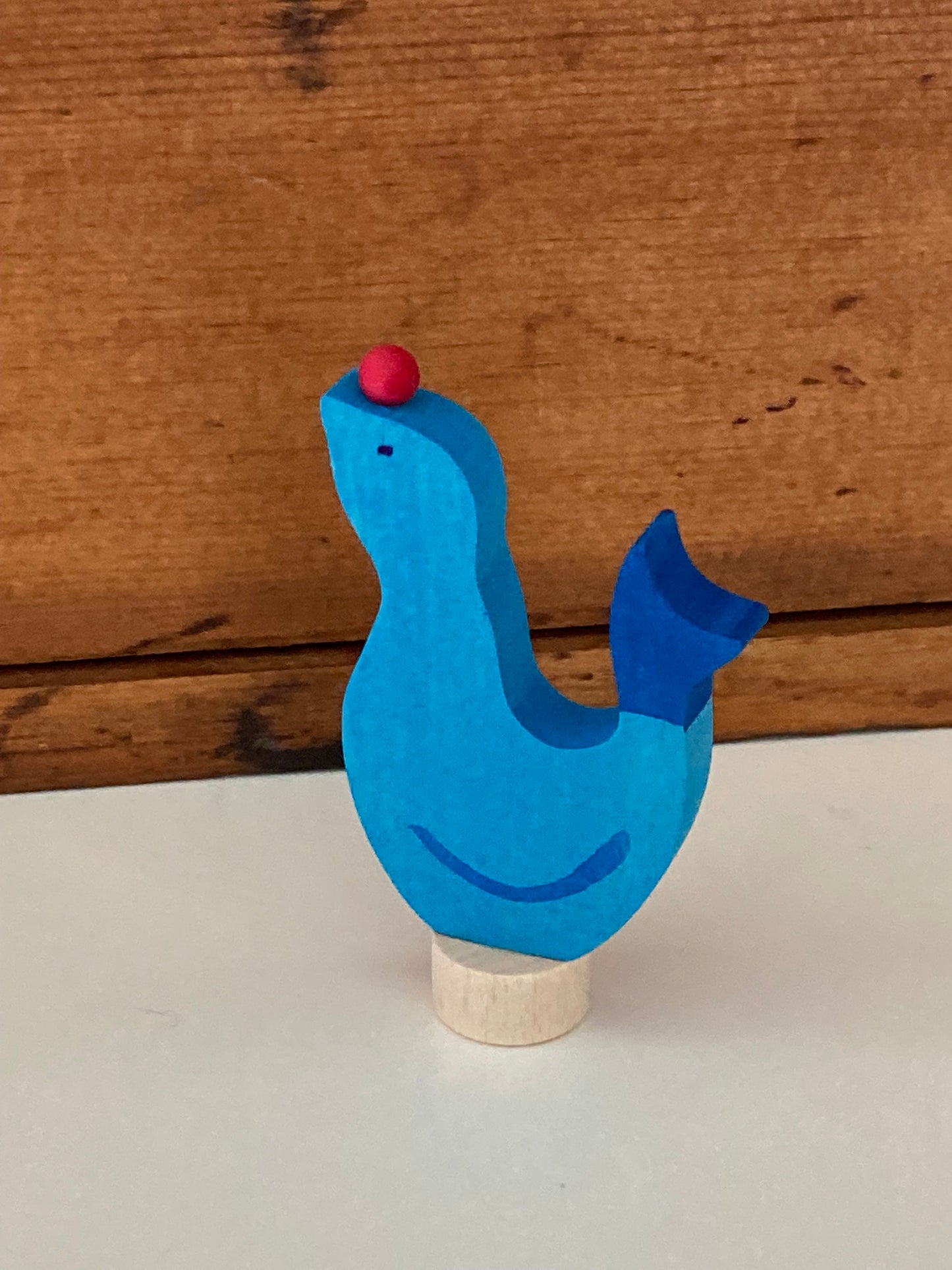 Wooden Deco by Grimm's - SEAL in Blue
