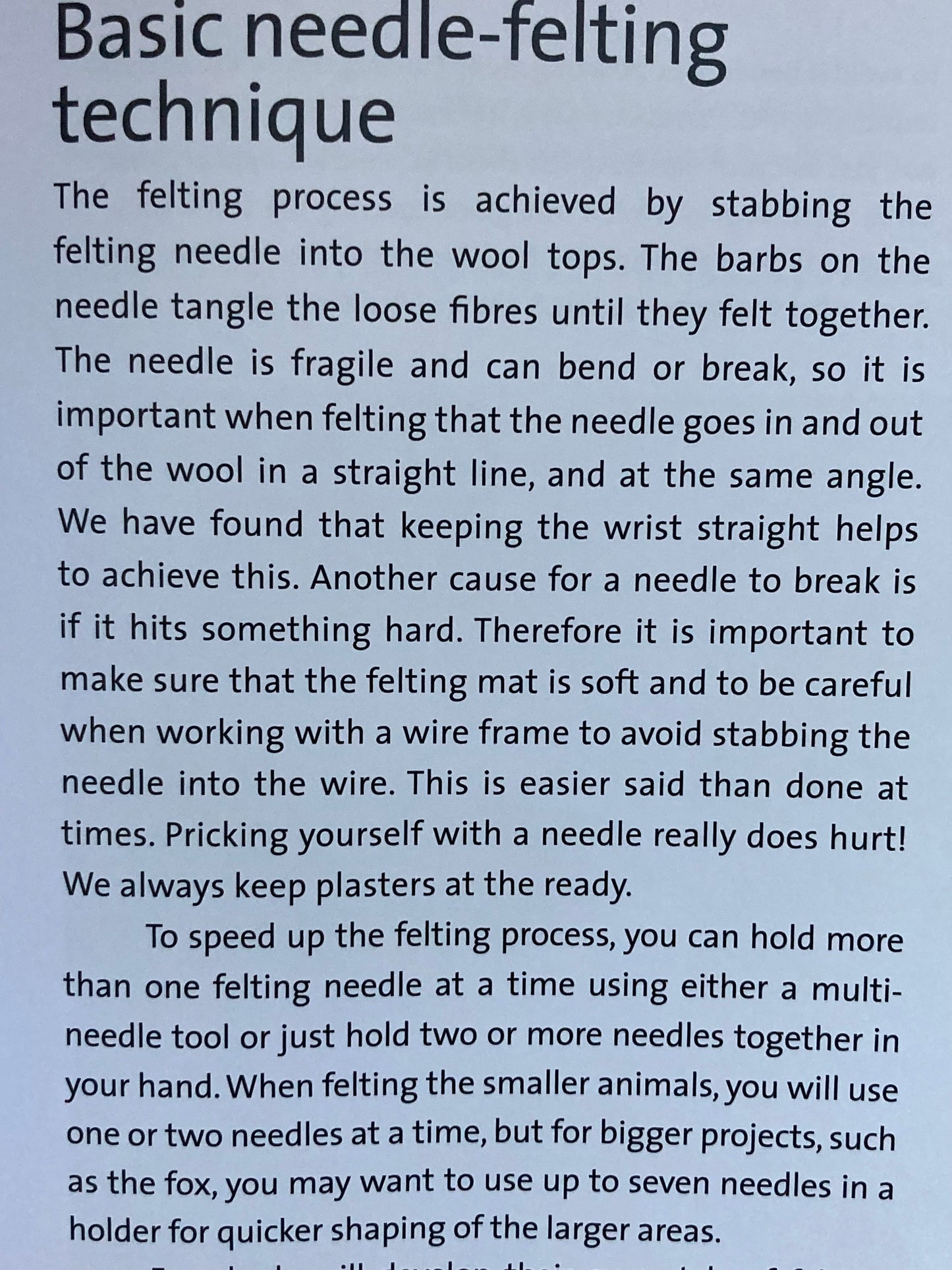Crafting Resource Book - MAKING NEEDLE FELTED ANIMALS