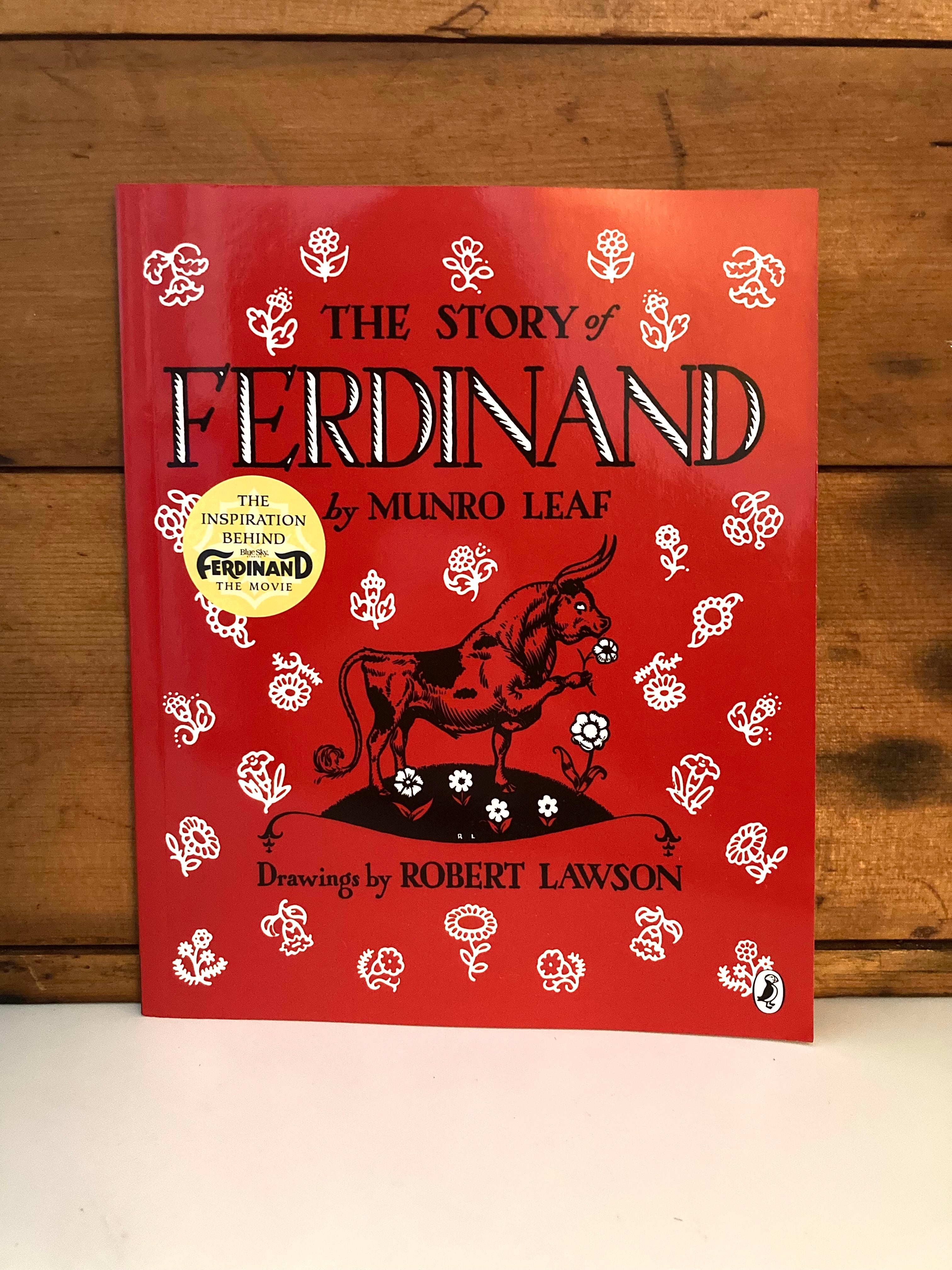 Children's Picture Book - FERDINAND, The Story of the little Bull – Gnomes  & Acorns