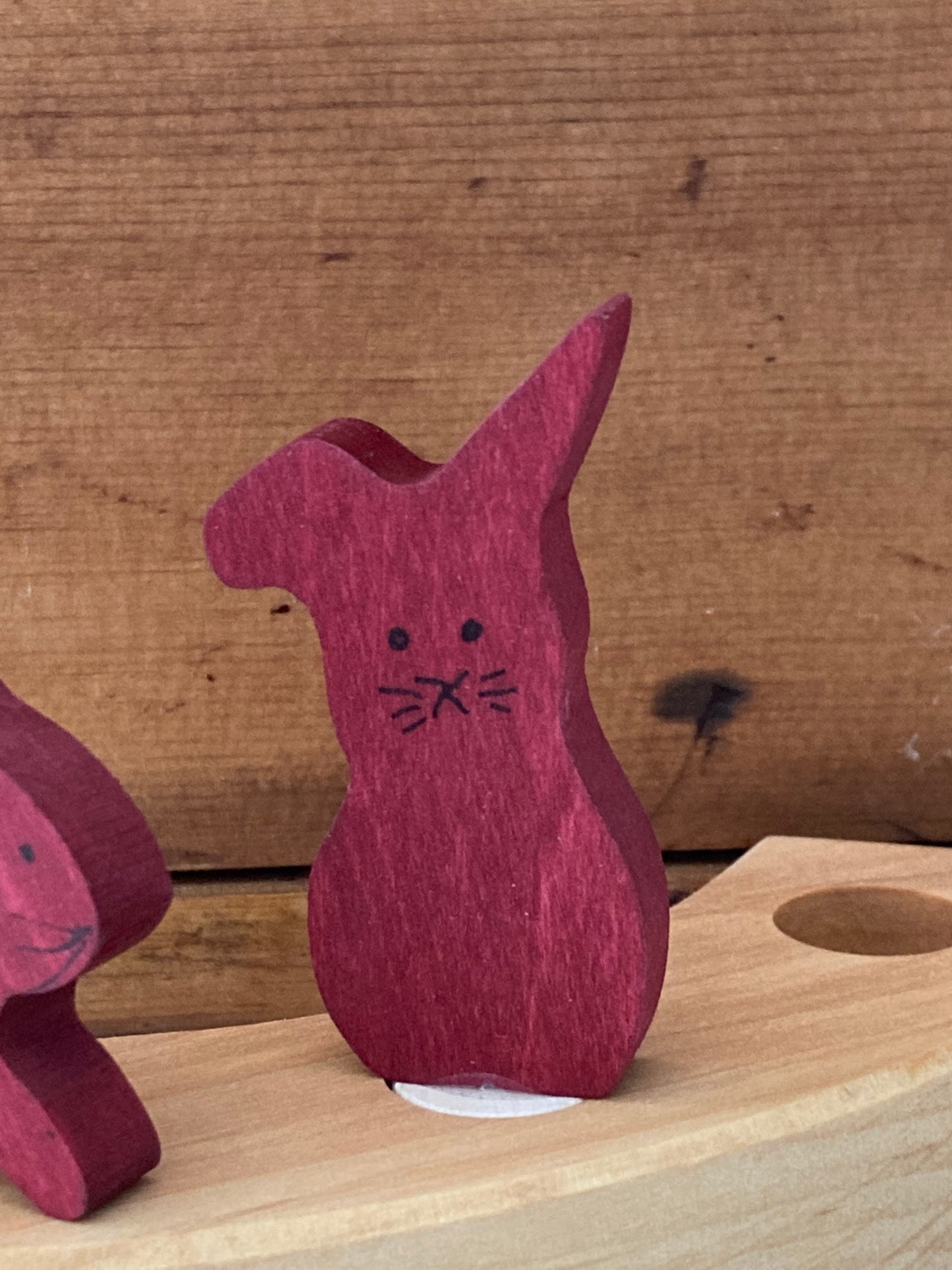 Déco en bois par Grimm's - LAPIN ASSIS