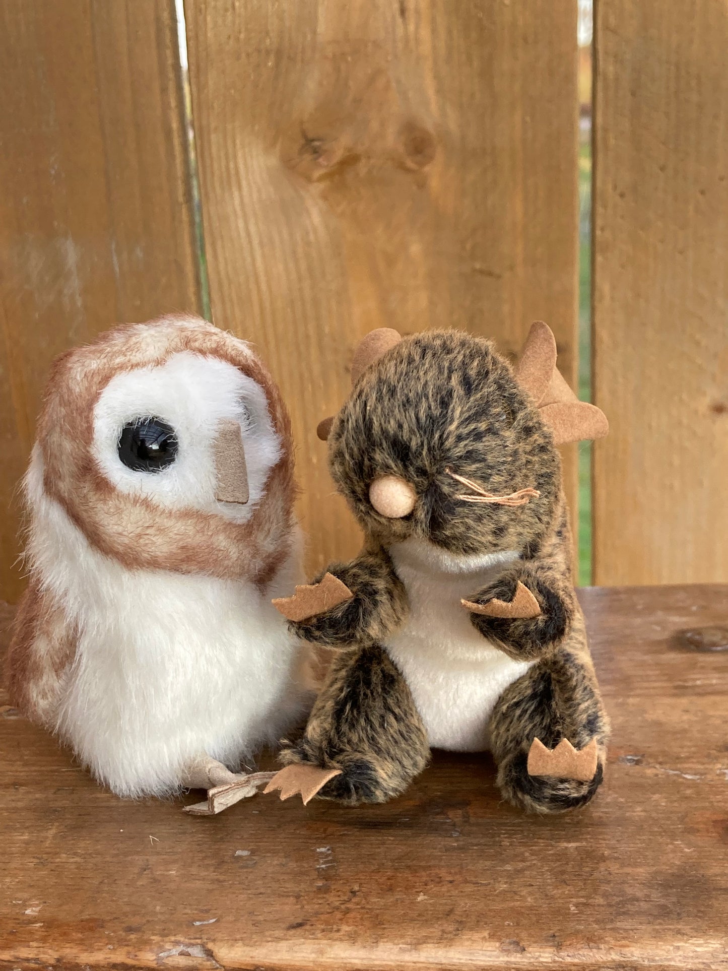 Marionnette à doigt en peluche - Mésange