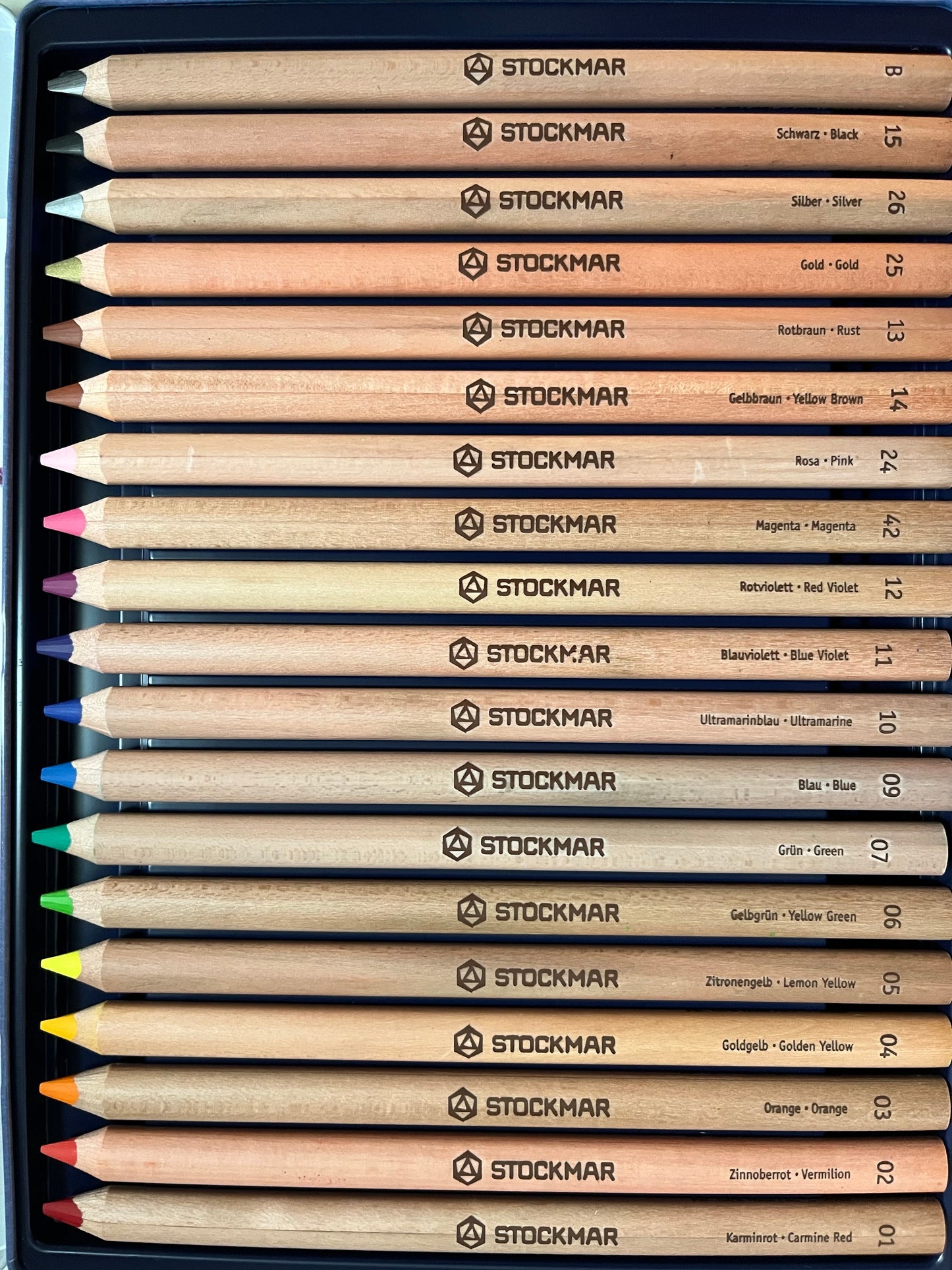 Art Set by Stockmar - 18 Coloured Pencils, 12 Watercolour Paints & Drawing Pad