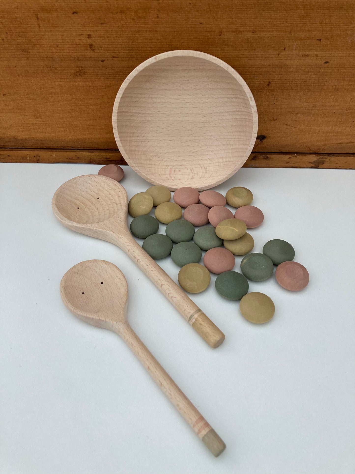 Wooden Toy by Grapat - YUMMY, 19 pieces!