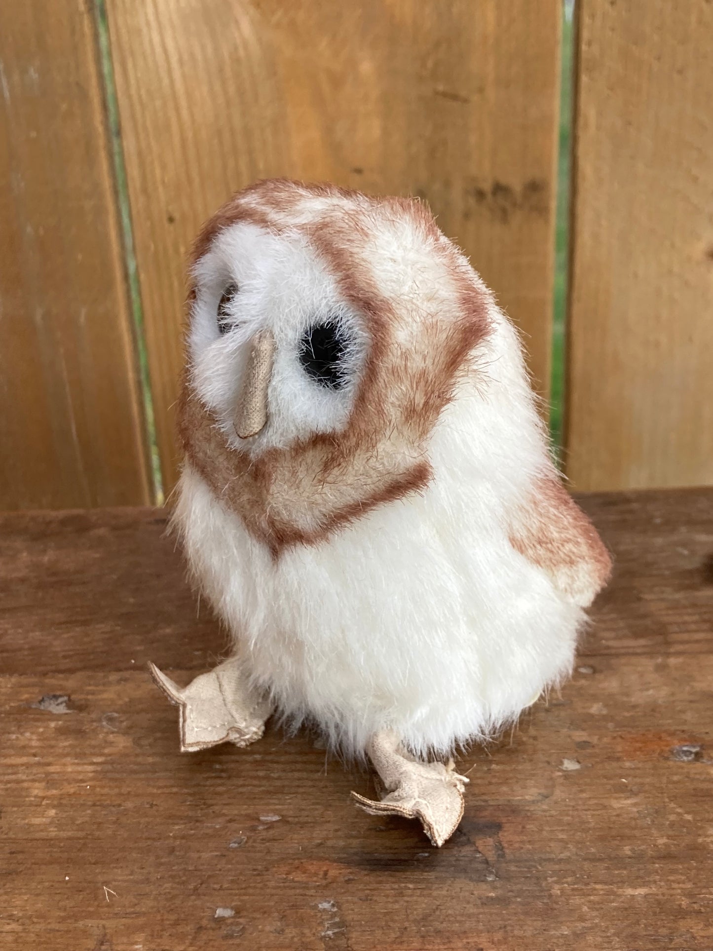 Soft Toy Finger Puppet - BARN OWL