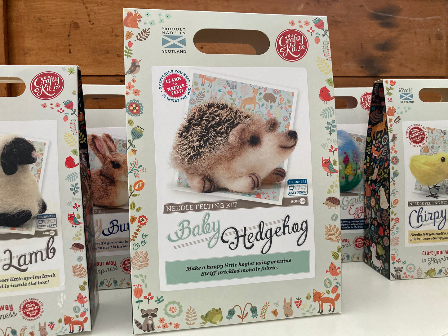 Crafting Kits, Art - Wool BABY BUNNY, Needle Felting Kit