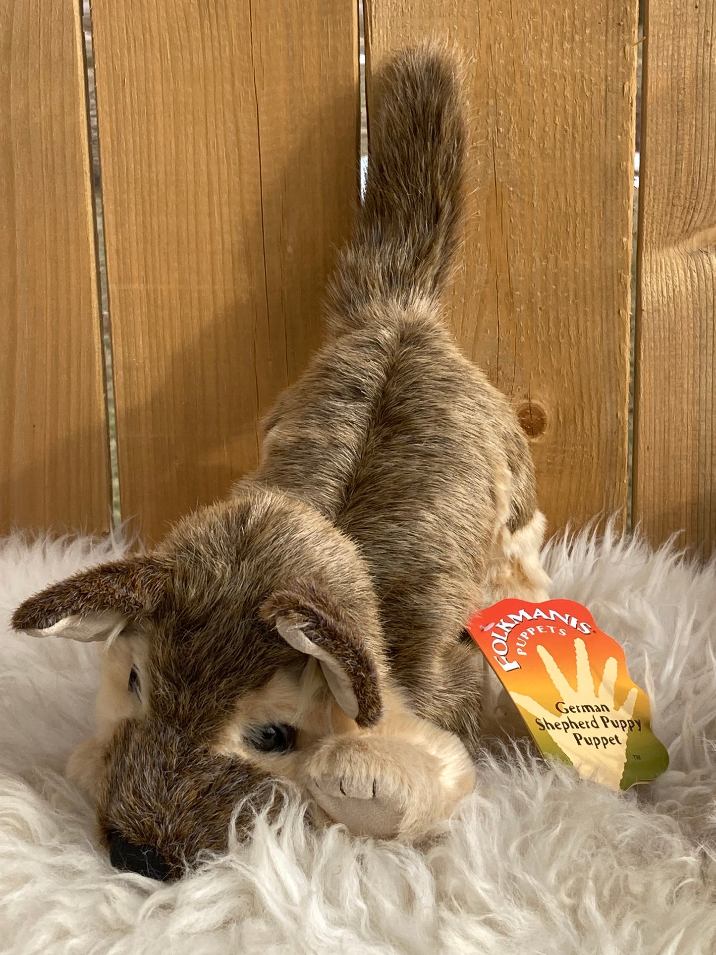 Soft Puppet Pet - GERMAN SHEPHERD PUPPY Hand Puppet