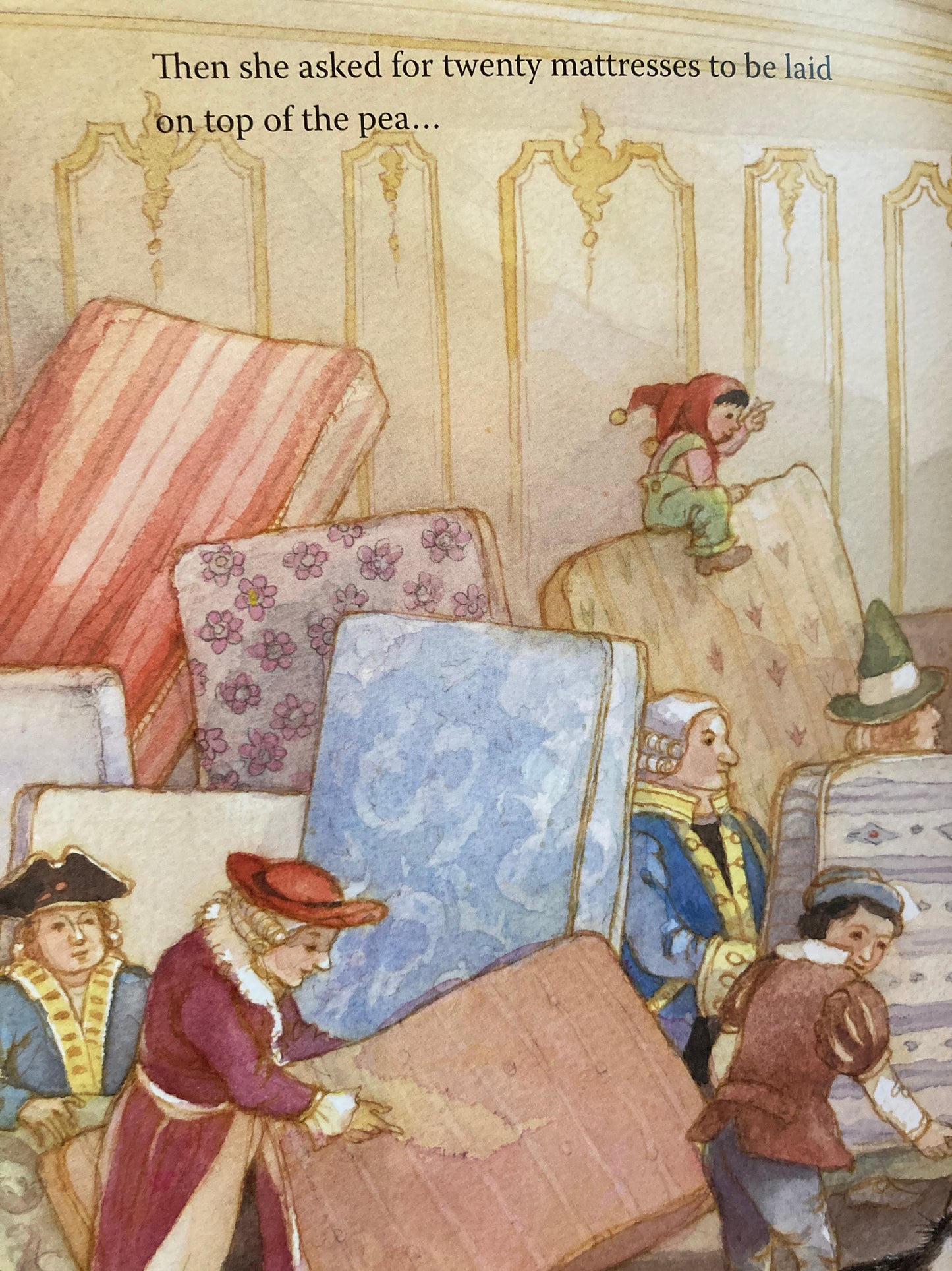 Livre de conte de fées pour enfants - LA PRINCESSE AU POIS