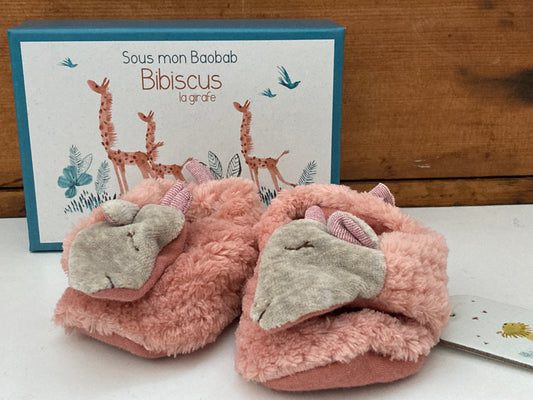 Chaussons pour Bébé - GIRAFFE DORMIE