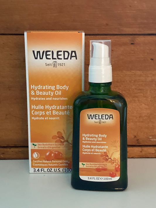 Weleda HYDRATING SEA BUCKTHORN BODY & BEAUTY OIL