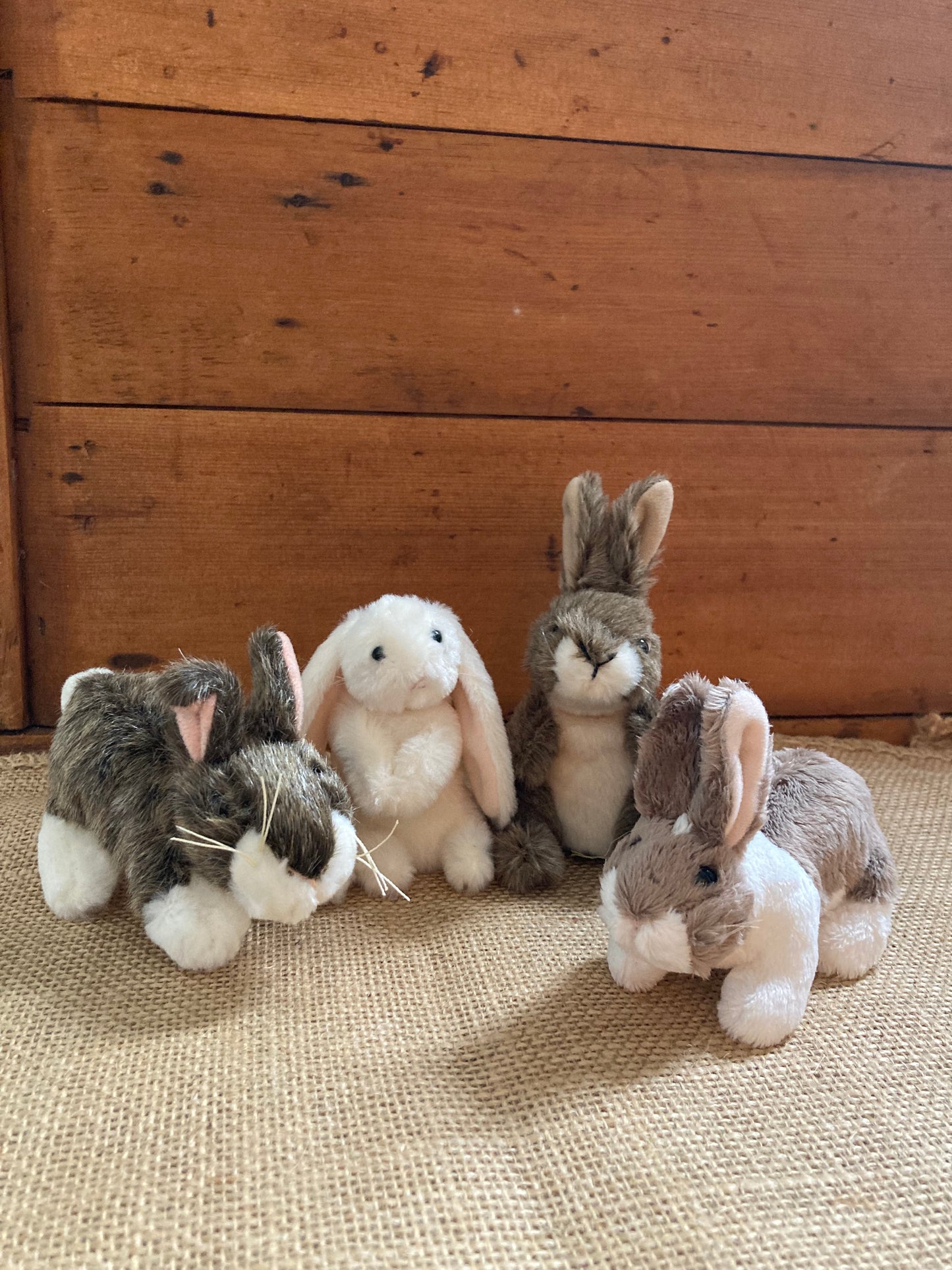 Soft Toy Finger Puppet - BABY LOP-EARED RABBIT