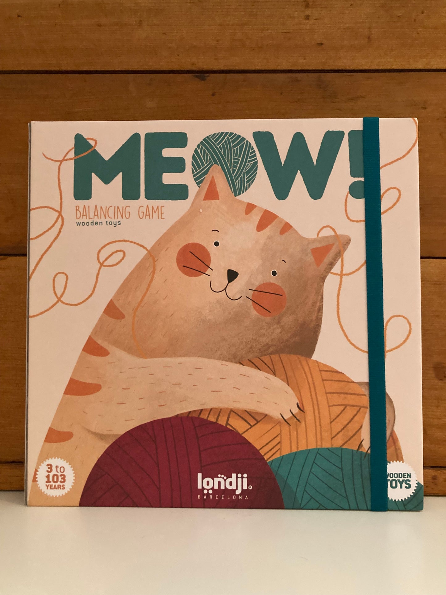 Wooden Family Game - MEOW BALANCING GAME!