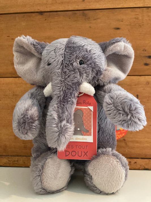 Peluche douce pour bébé - PETIT ÉLÉPHANT