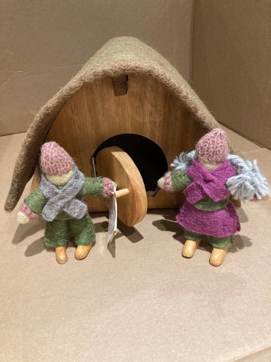 Maison de poupée - MAISON HOBBIT en bois