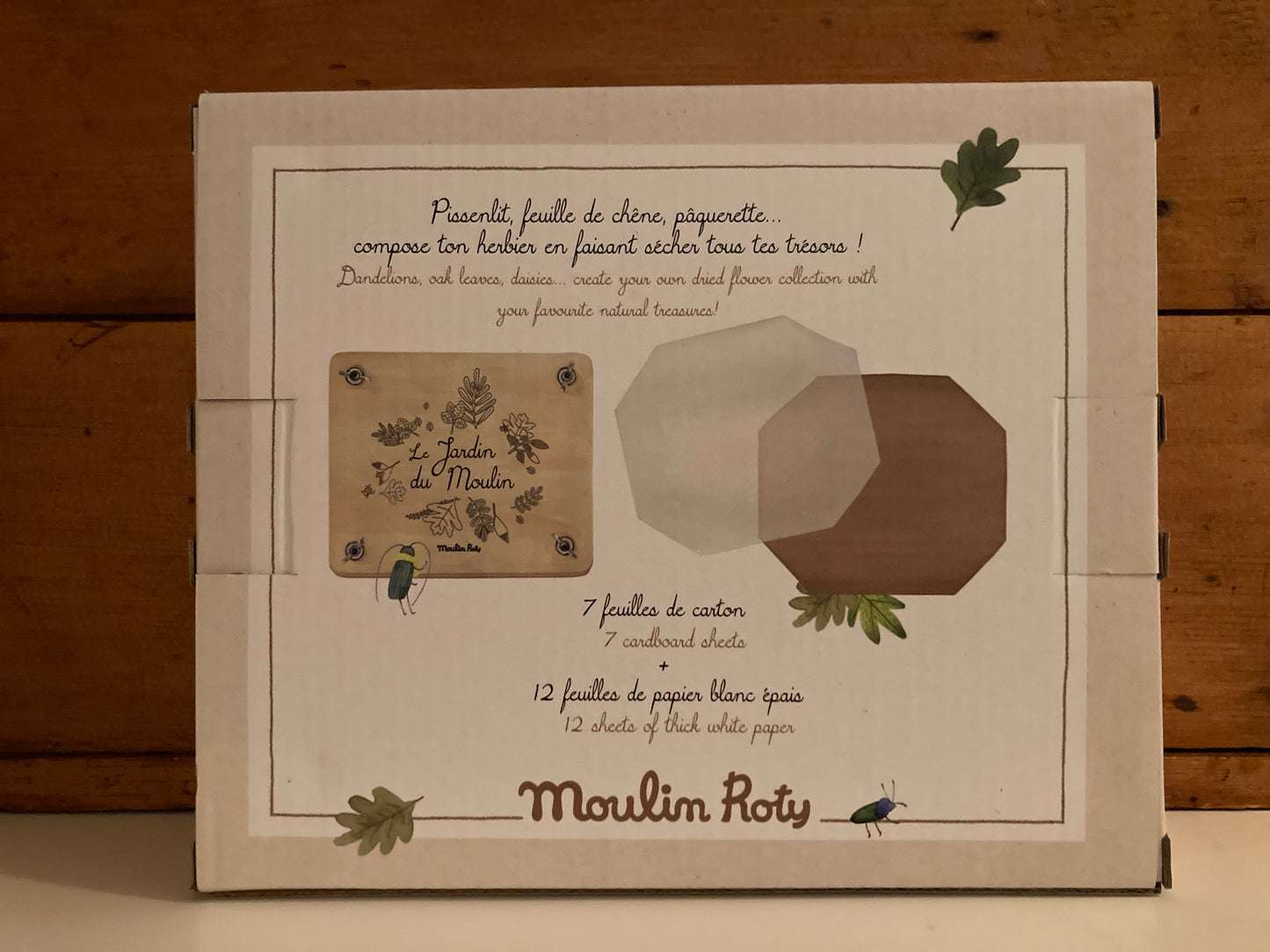 Activity Set - WOODEN FLOWER PRESS