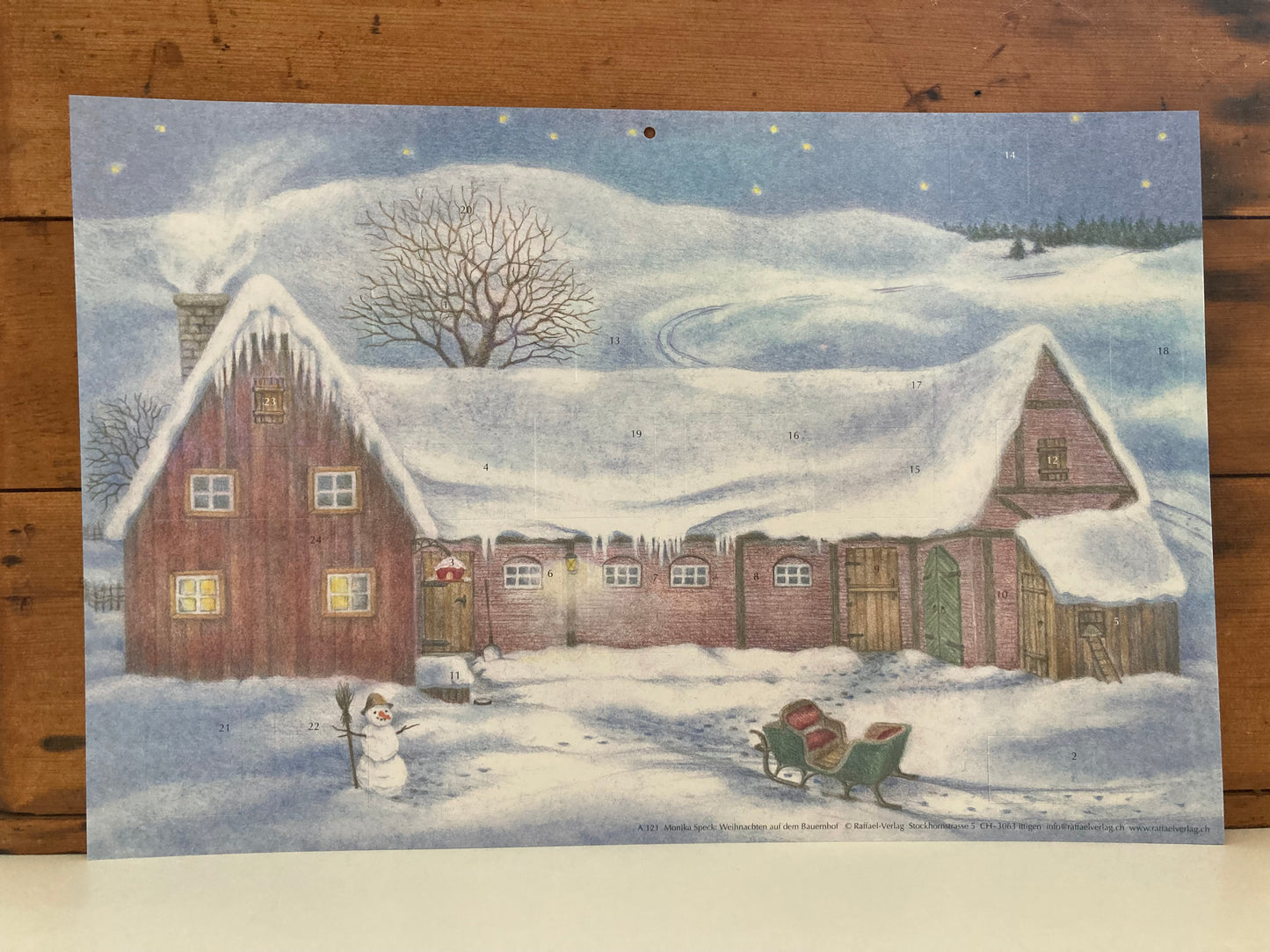 Calendrier de l'Avent - NOËL À LA FERME