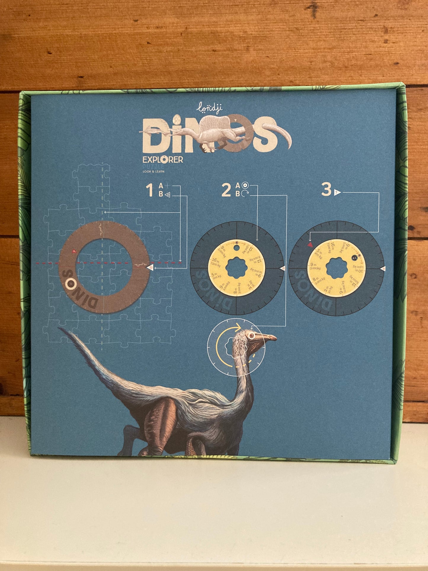 Puzzle - DINOSAUR PUZZLE "DINOS"