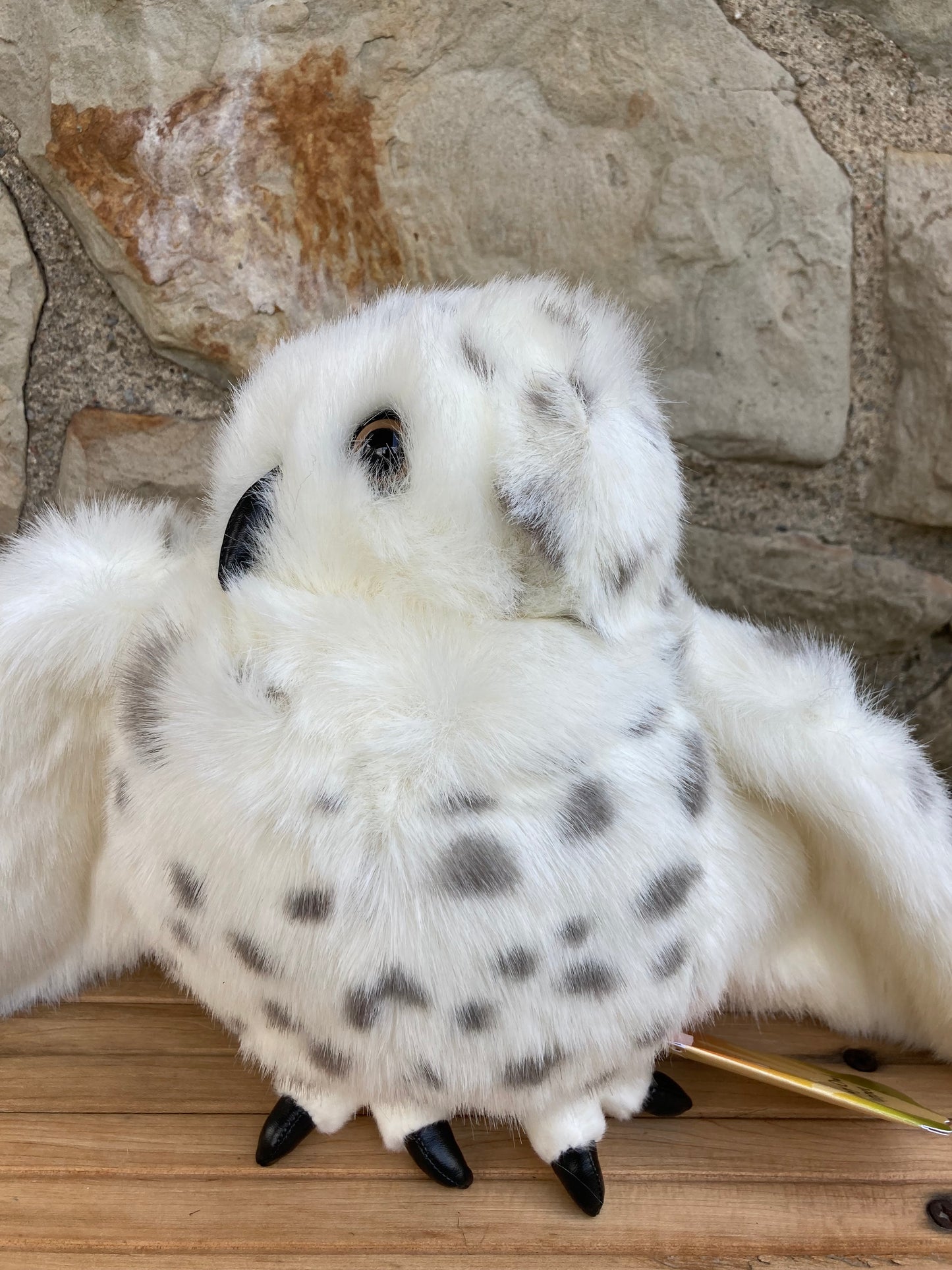 Soft Puppet Toy - SNOWY OWL Hand Puppet (Large)