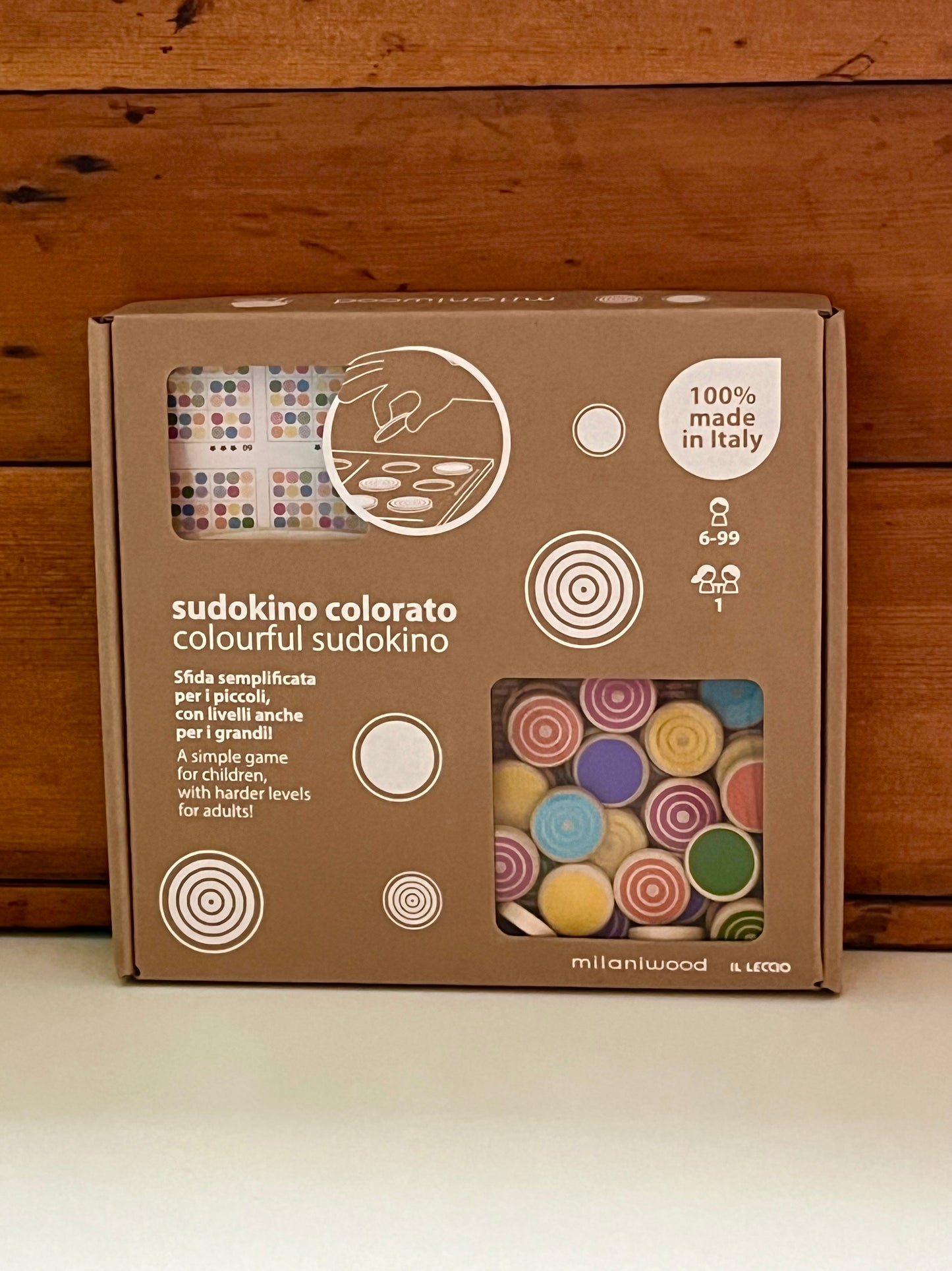 Wooden Family Game Set - SUDOKO for Kids... SUDOKINO!