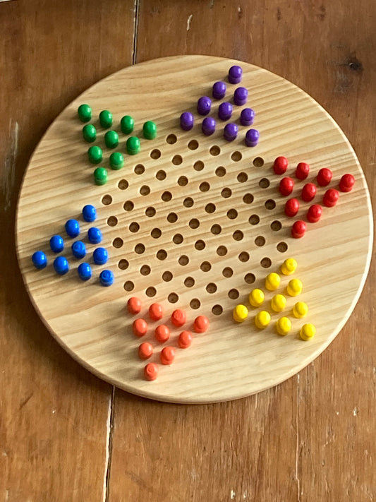 Wooden Board Game Set - CHINESE CHECKERS