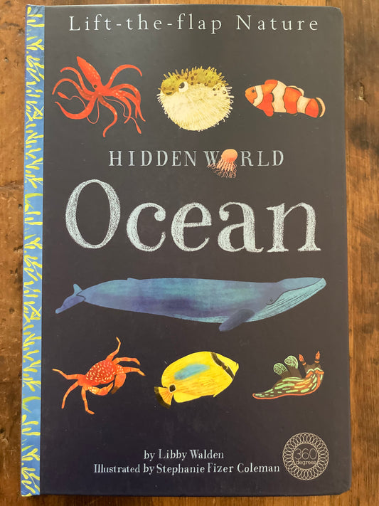 Livre pédagogique - MONDE CACHÉ de l'OCÉAN, avec rabats relevables