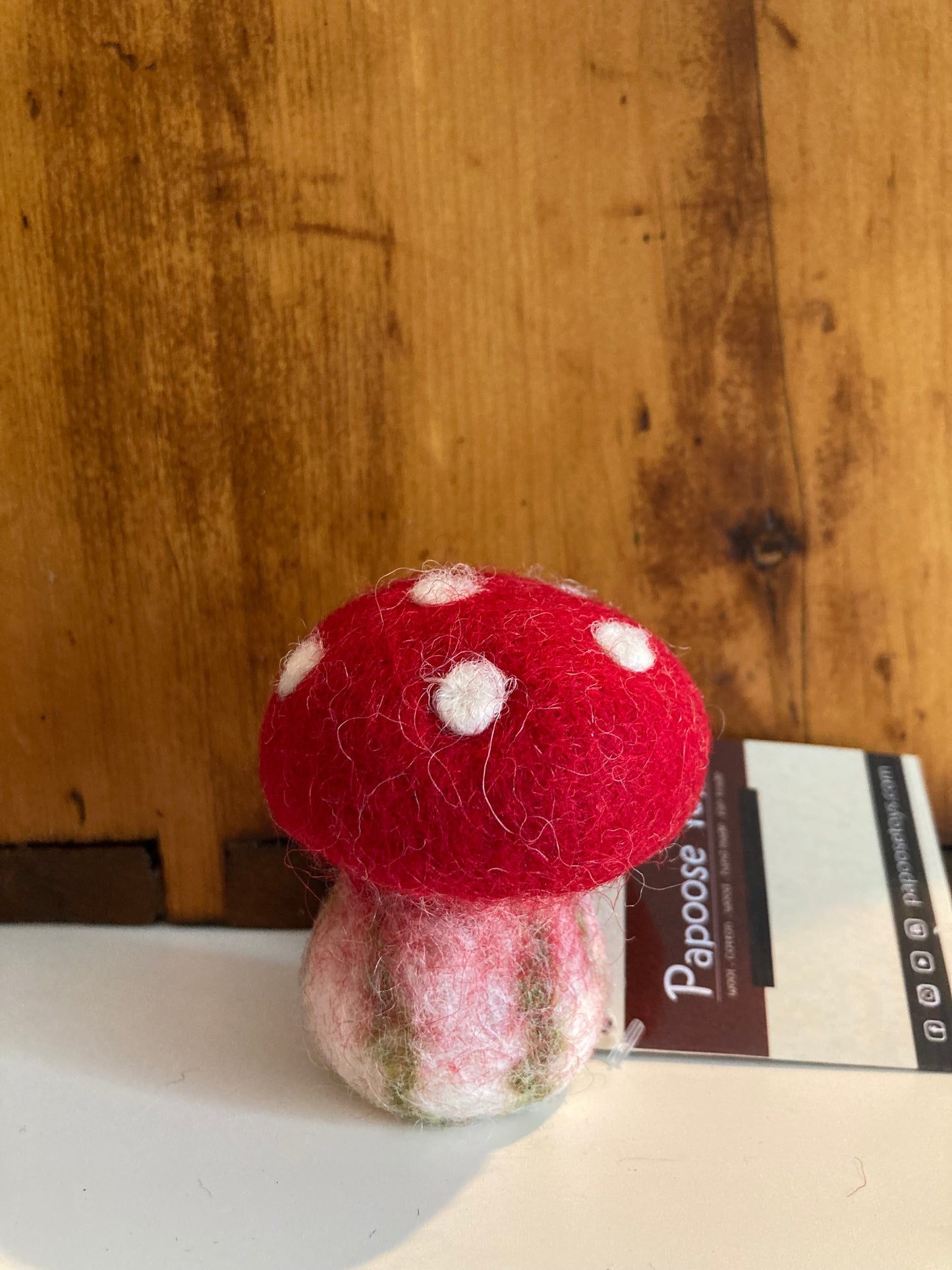 Dollhouse Play - Wool Felted MUSHROOMS, 3 pieces!