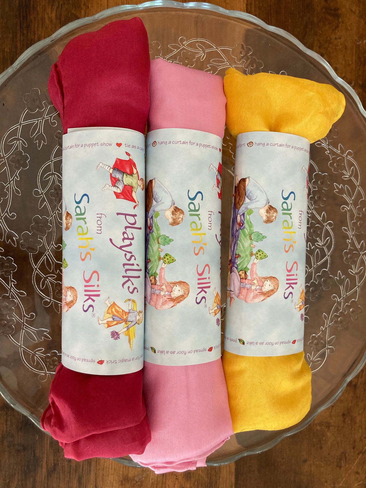 PlayCloths SILK SQUARES, LARGE SIZE - Art and Dollhouse Set-up