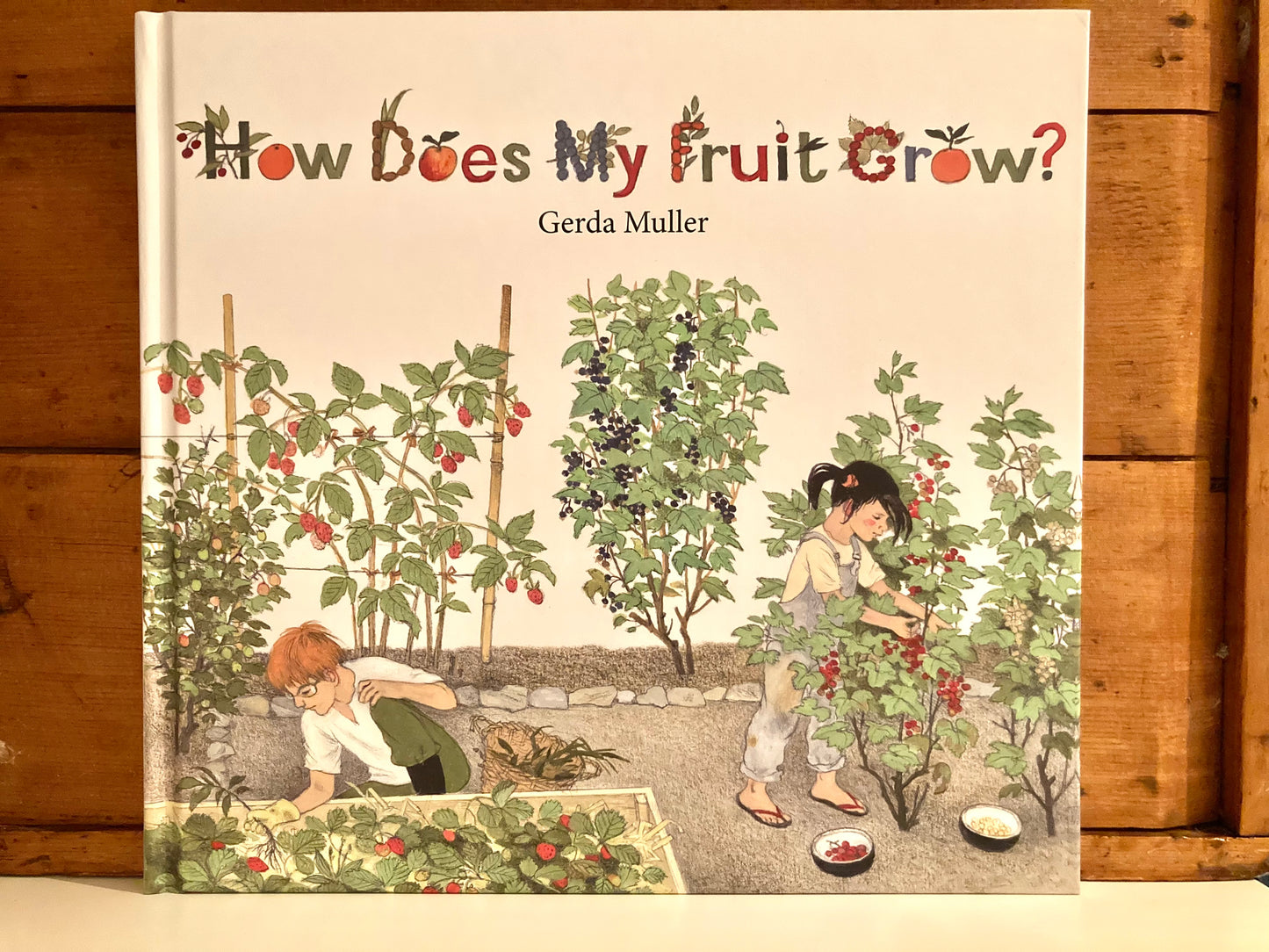 Livre d'images éducatif pour enfants - COMMENT POUSSE MON JARDIN ? ou, COMMENT POUSSE MES FRUITS ?