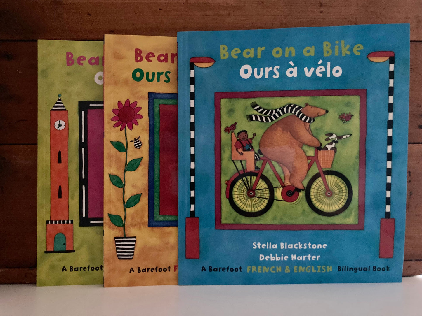 Livre d'images éducatif pour enfants - LIVRES D'OURS BILINGUES FRANÇAIS ET ANGLAIS (3 titres)