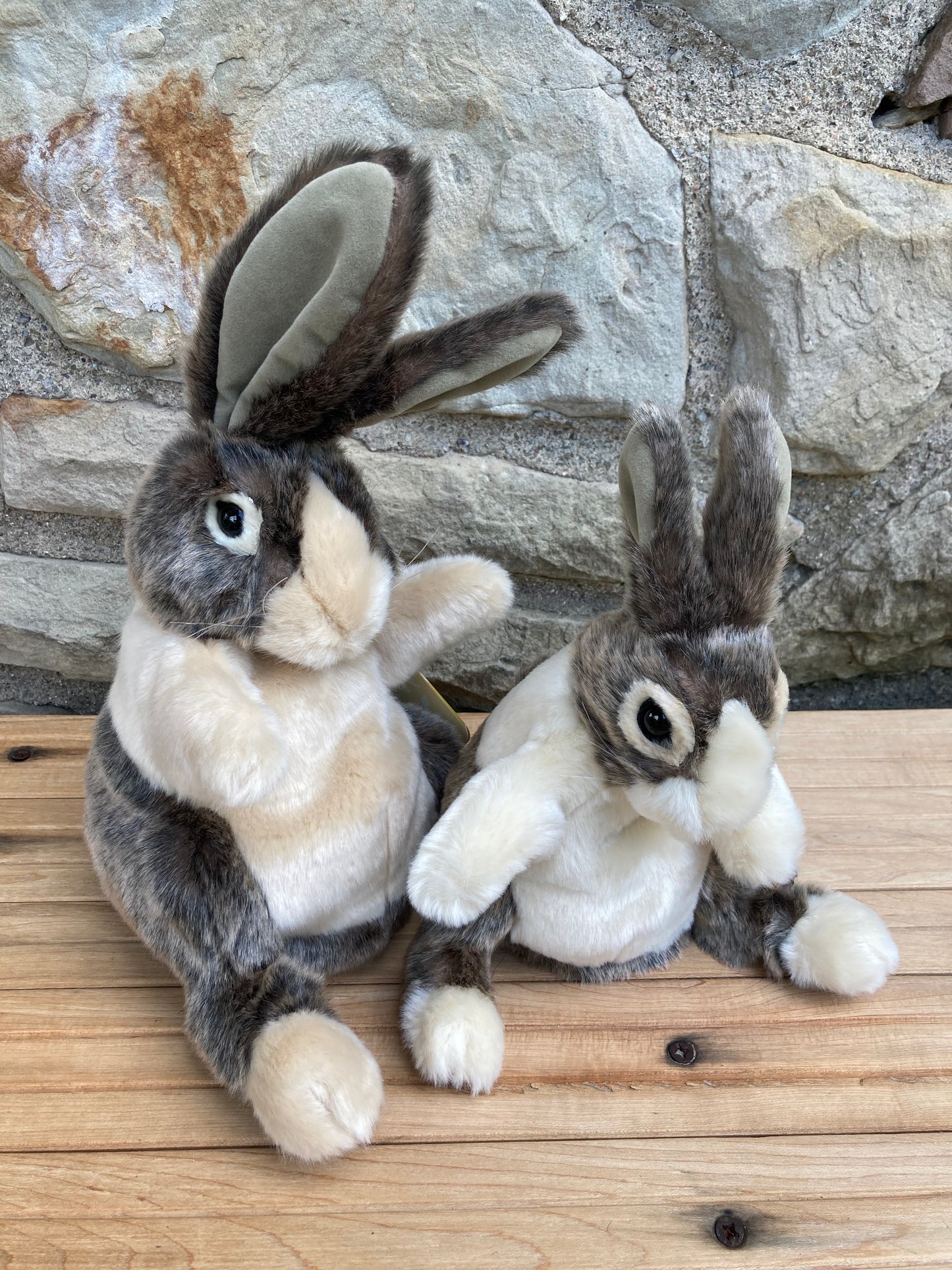 Soft Puppet Pet - DUTCH RABBIT Hand Puppet