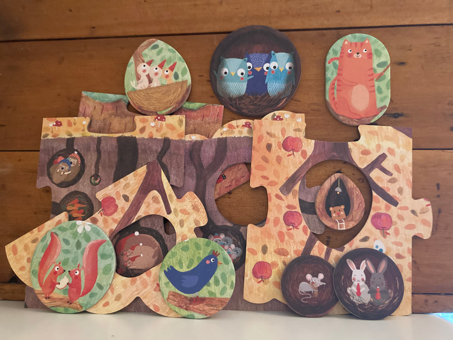 Puzzle - MON PETIT POMMIER, Insert & Reversible!