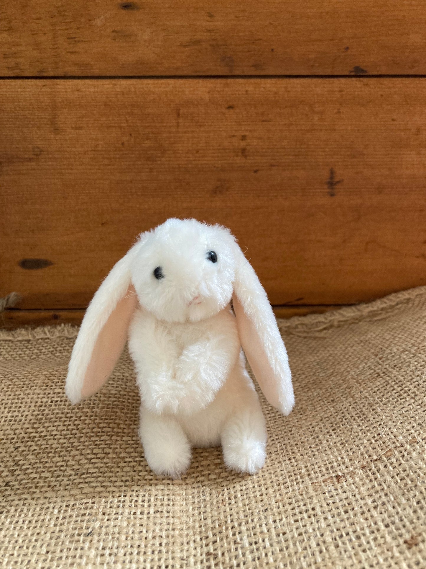 Soft Toy Finger Puppet - BABY LOP-EARED RABBIT