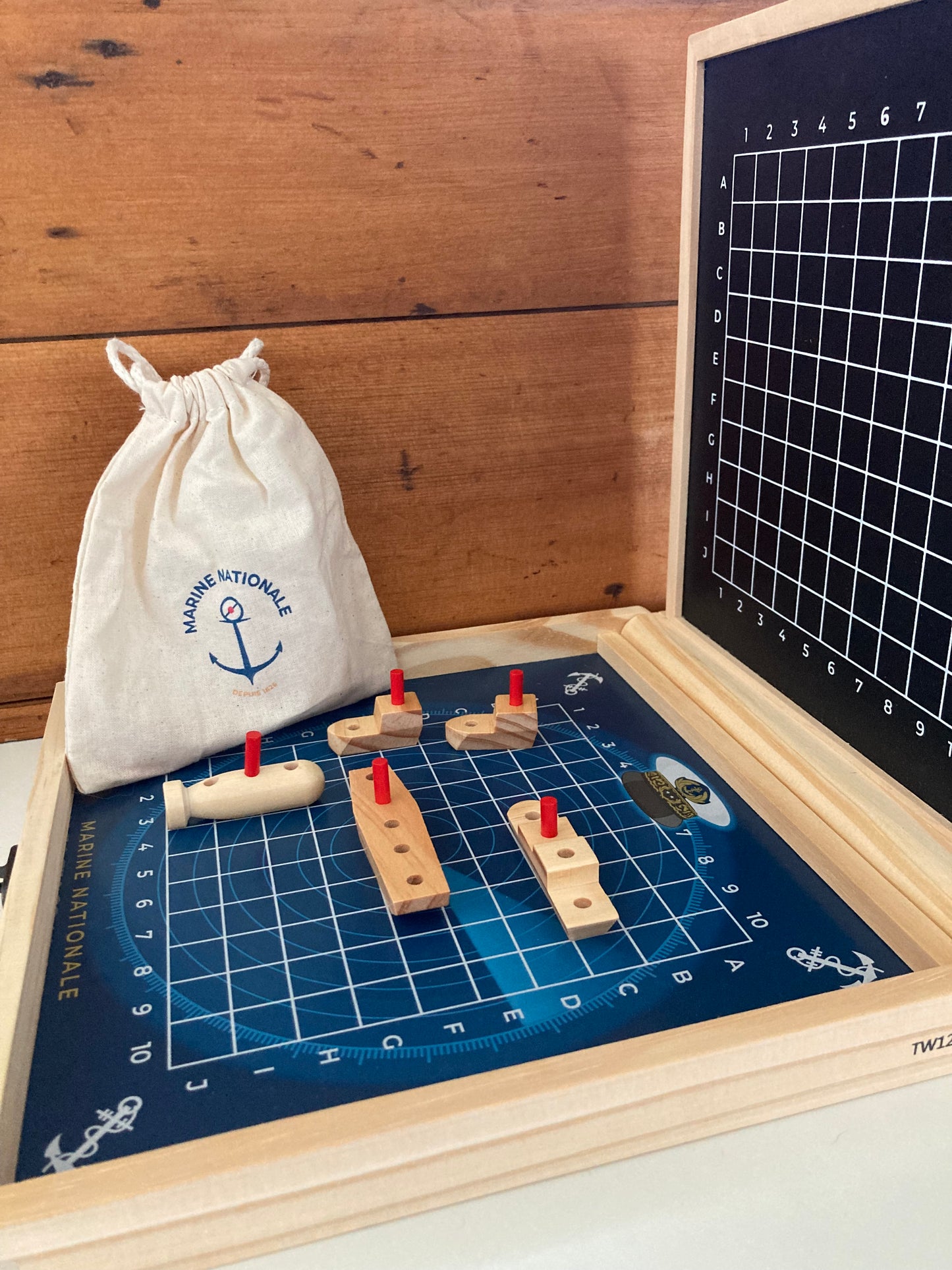 Wooden Family Game Set - BATTLESHIP!