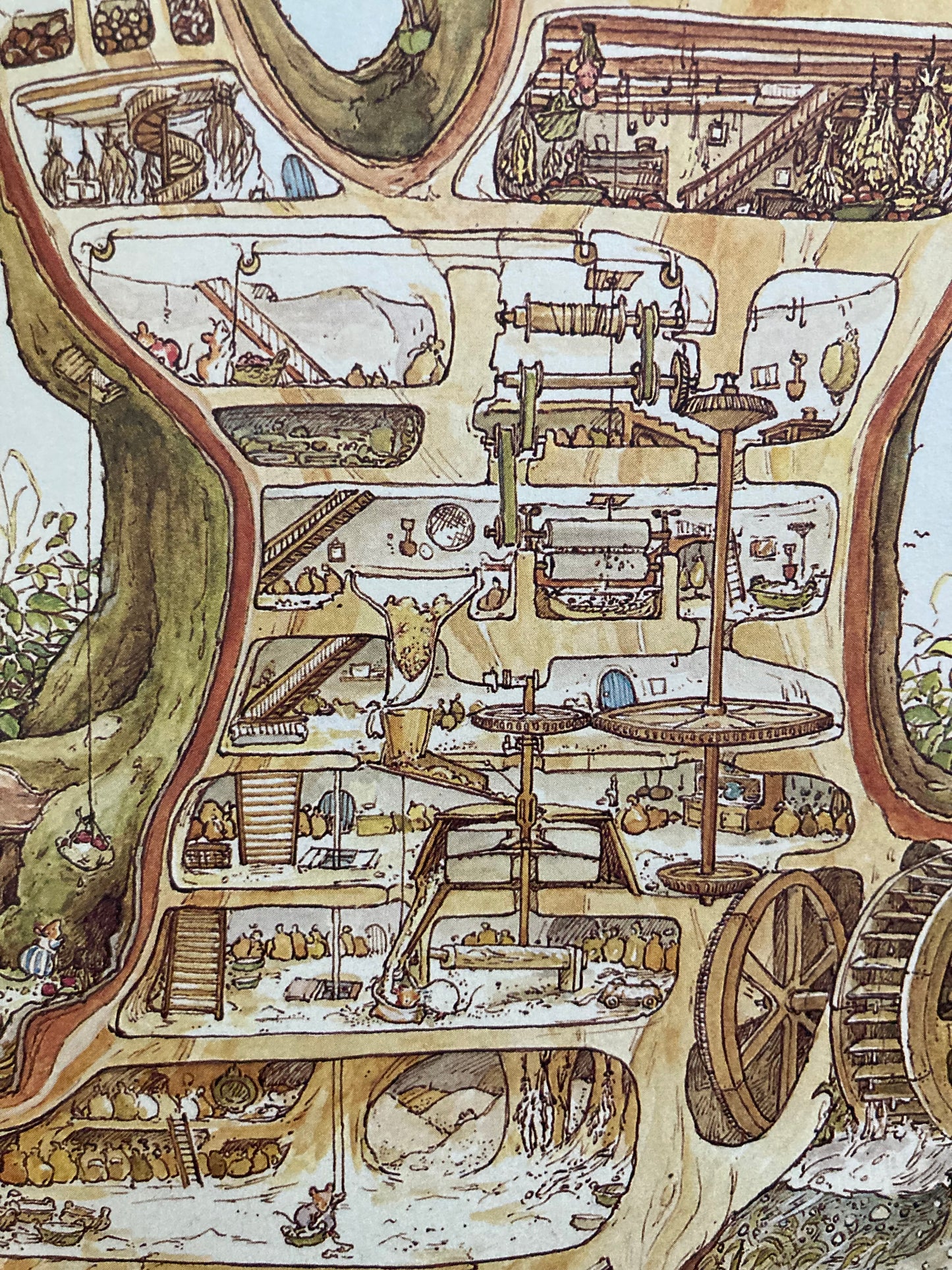 Children's Picture Book - SUMMER STORY of THE MICE OF BRAMBLY HEDGE