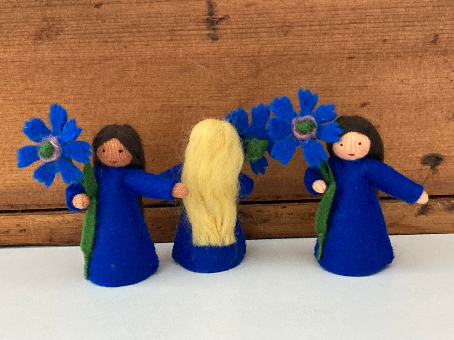 Flower Fairy Waldorf Doll - CORNFLOWER PRINCESS