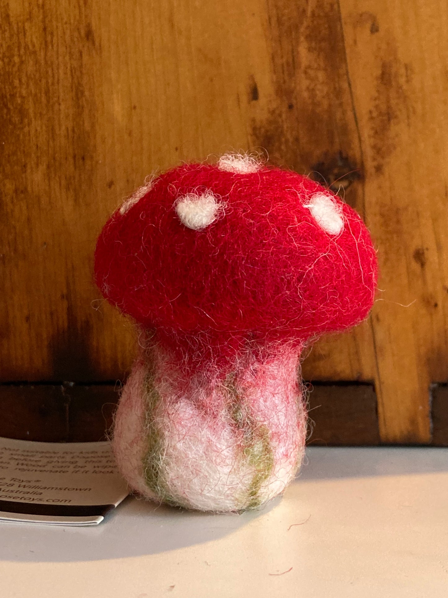 Dollhouse Play - Wool Felted MUSHROOMS, 3 pieces!