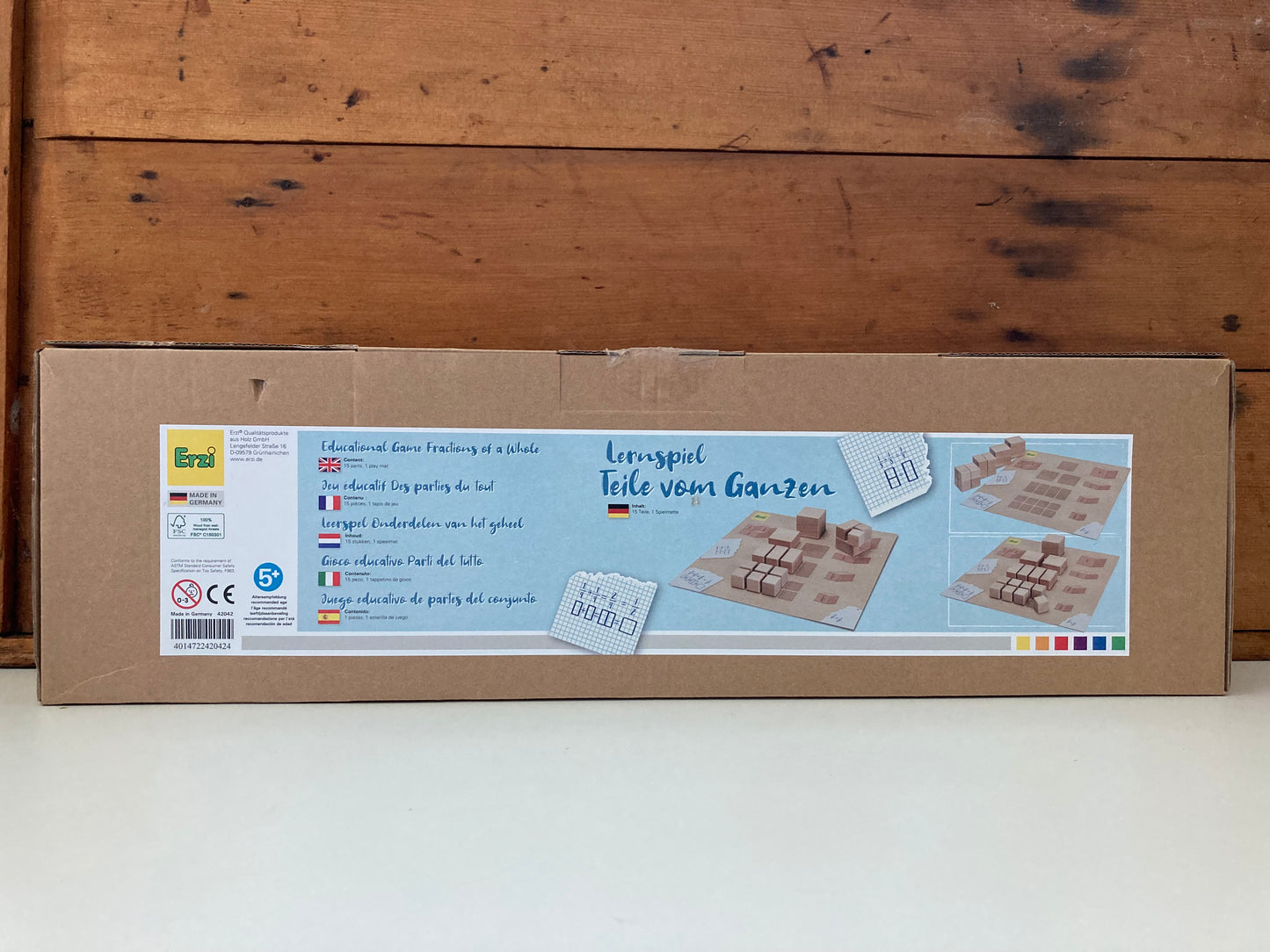 Educational Wooden Set - MATHEMATICAL FRACTIONS