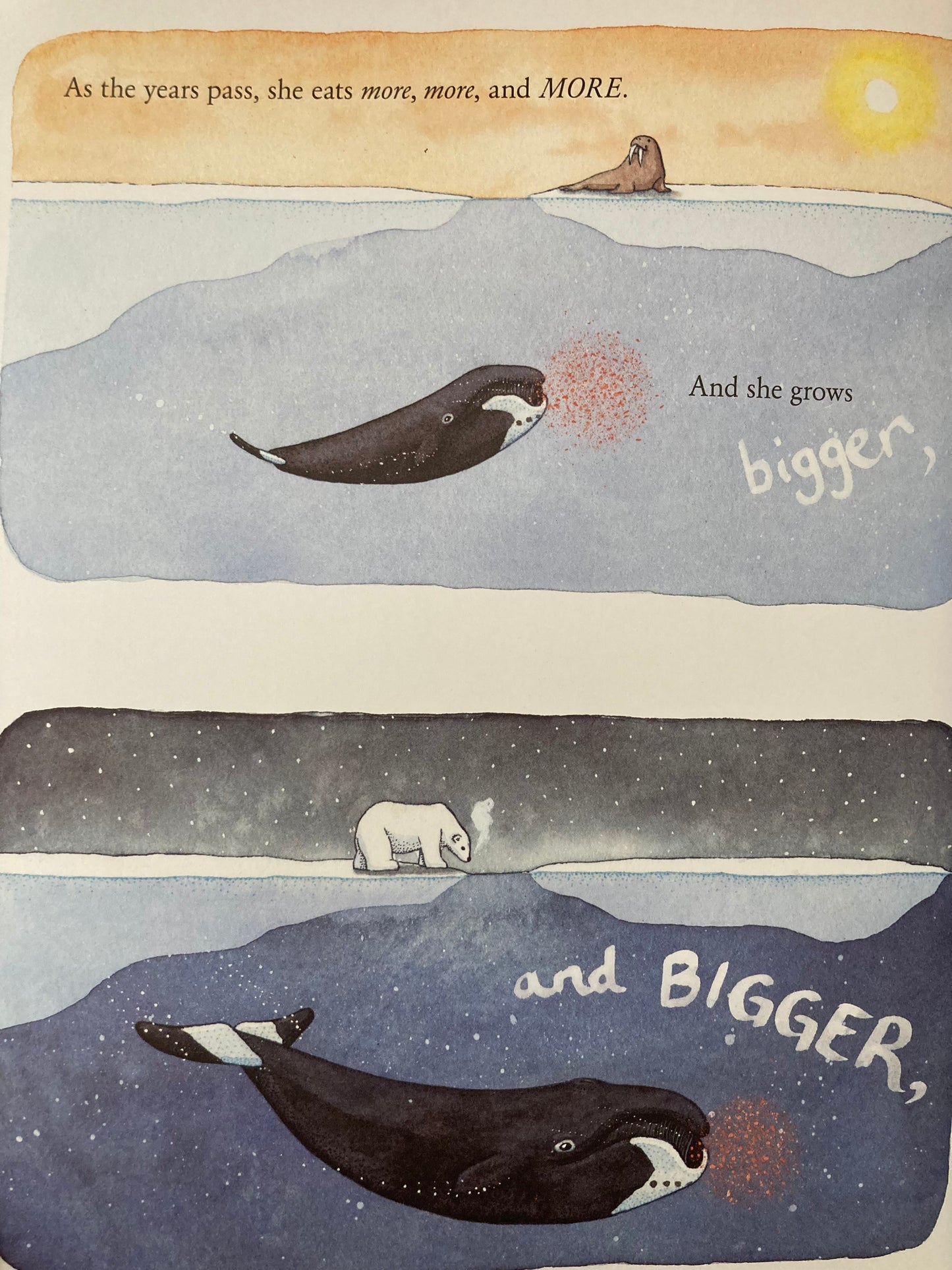 Educational Children's Picture Book - THE WHALE WHO SWAM THROUGH TIME