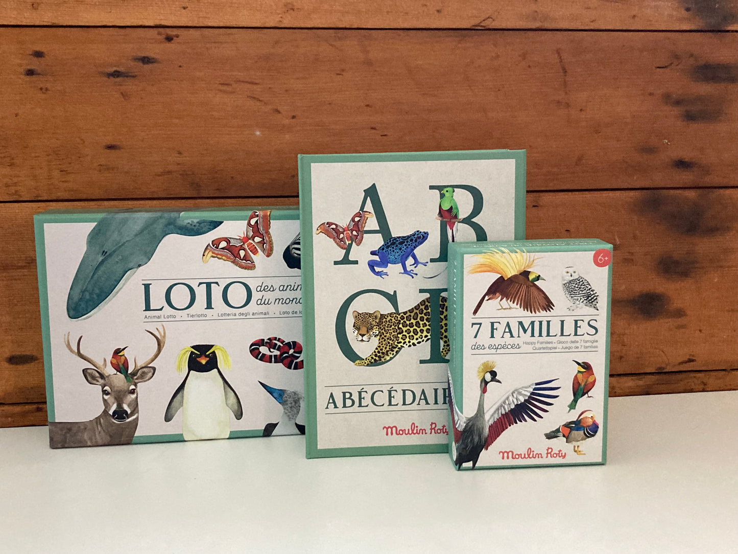 Educational Card Game - ANIMAL FAMILIES, in French & English!
