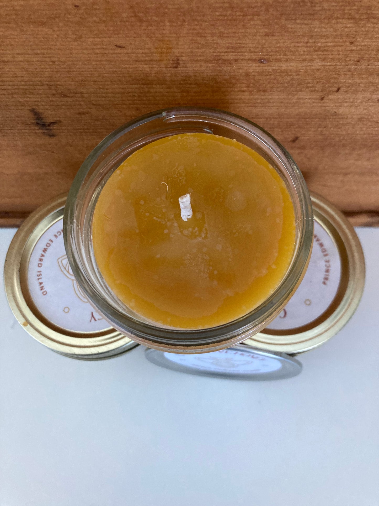 Bougies en cire d'abeille - Canoe Cove MASON POT