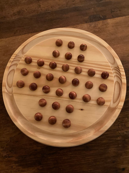 Wooden Board Game Set - SOLITAIRE!